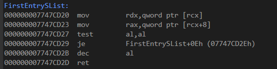 Volatility - Mini dump crash report: You can also load the exception and see the decompiled instructions
