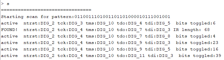 JTAG - JTAGenum: x boundary‑scan snapshot of pin states