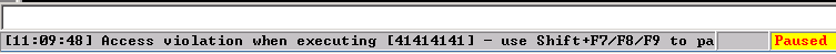 Attach the proces to Immunity Debugger - Send the exploit and check if EIP is affected: Send the exploit and check if EIP is affected