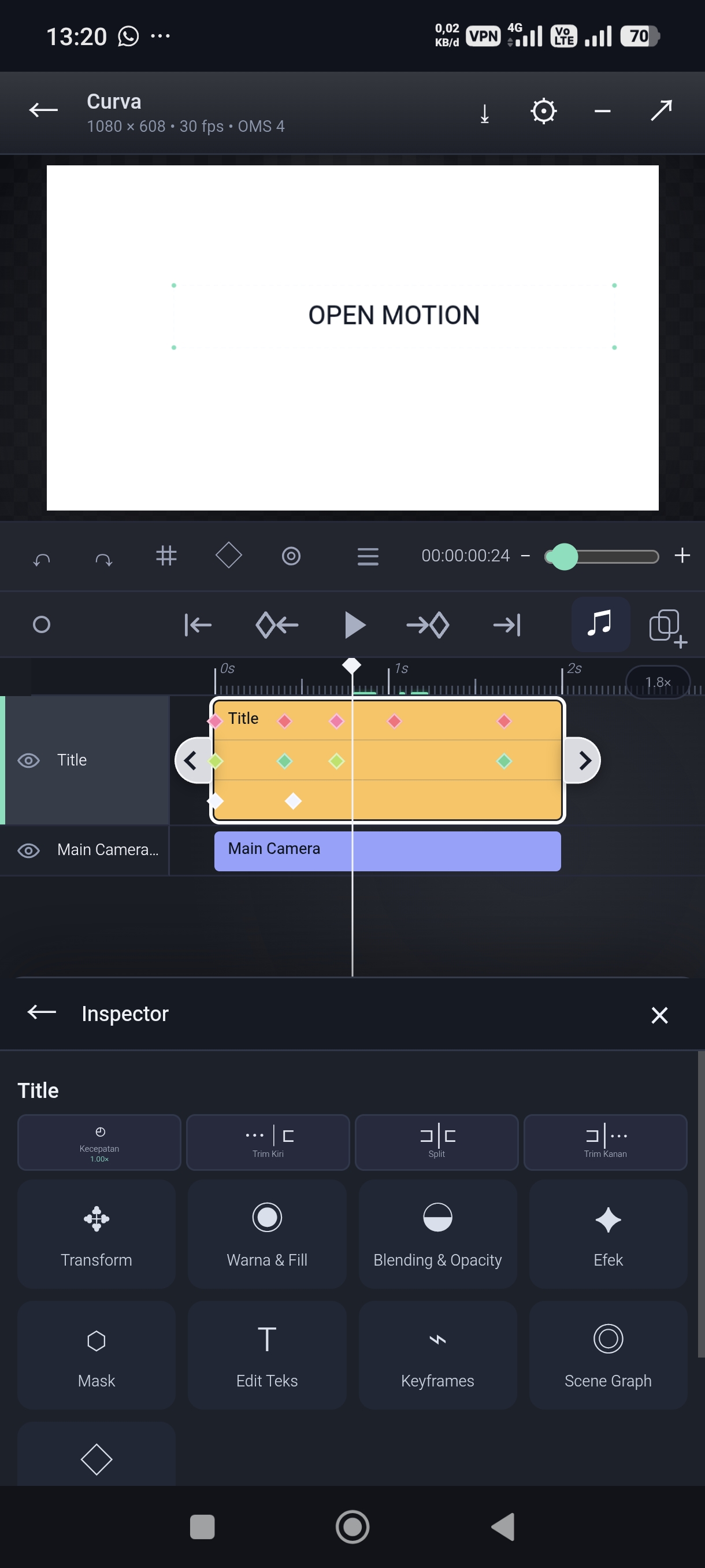 Open Motion Timeline