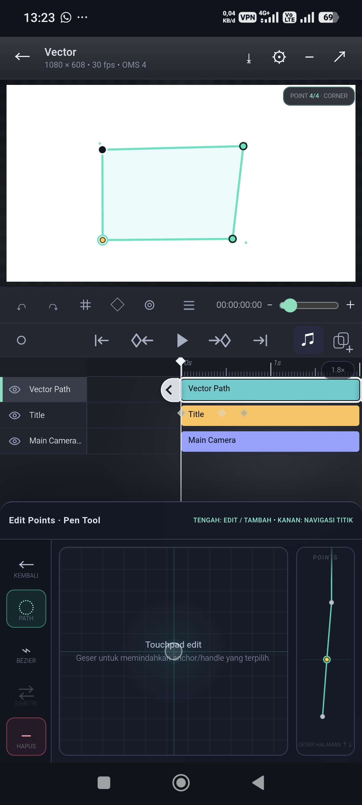 Open Motion Vector Editor