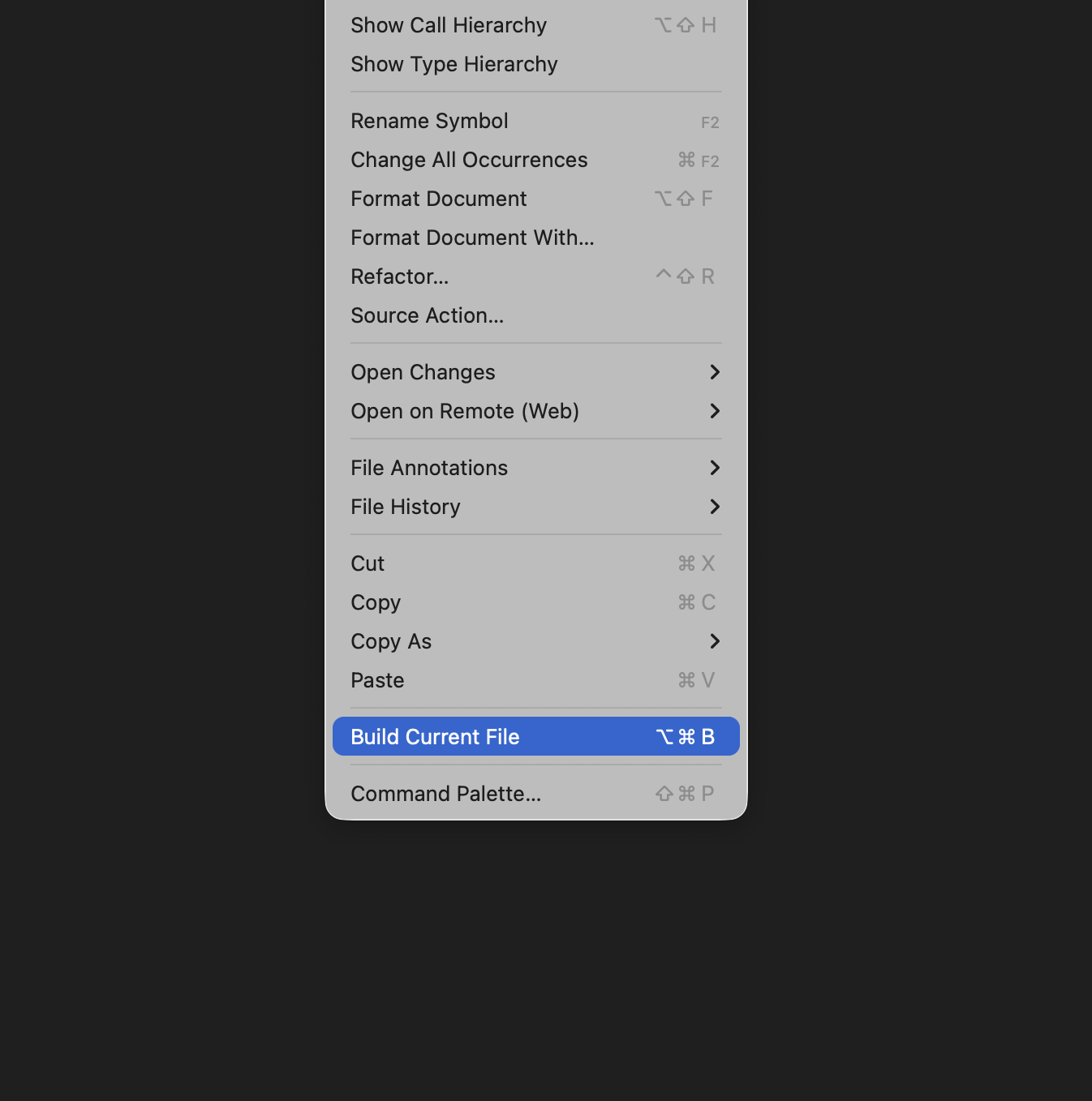 Context Menu