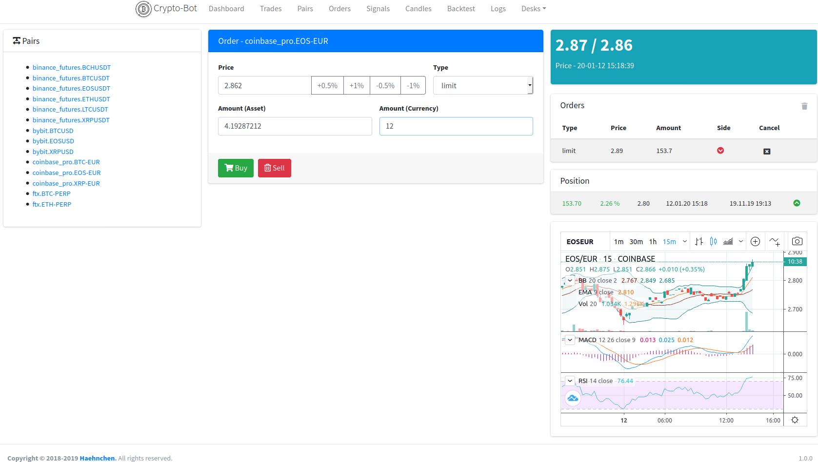 Manual Orders Webserver UI