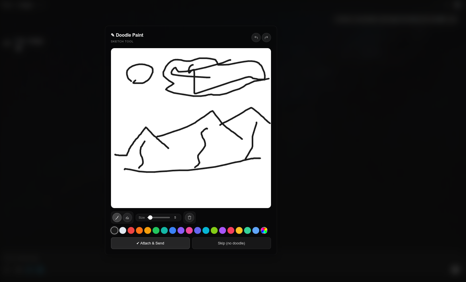 Doodle Paint Canvas