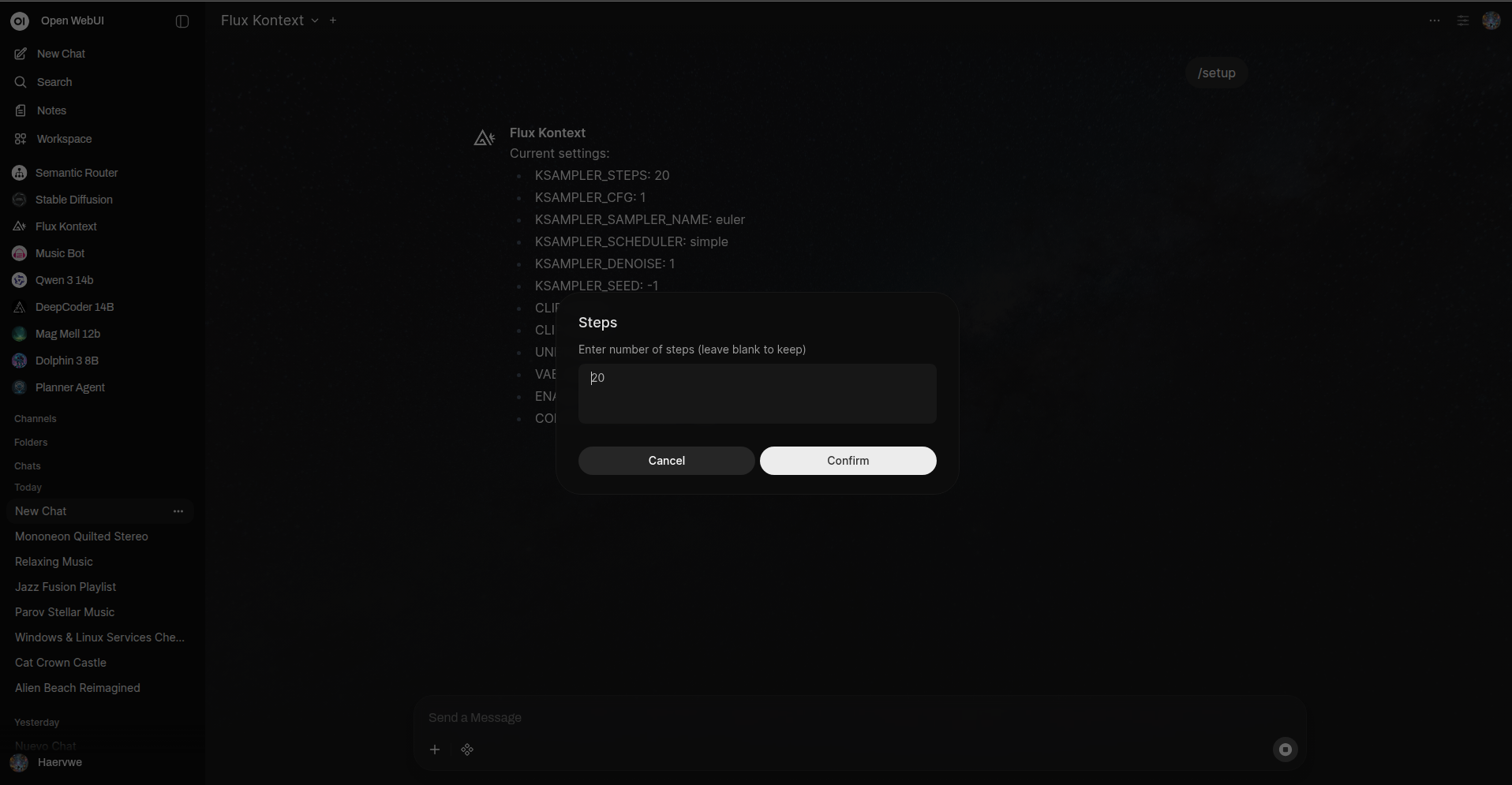Flux Kontext Setup