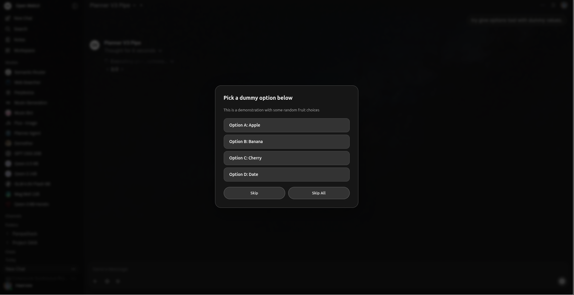 Interactive Give Options