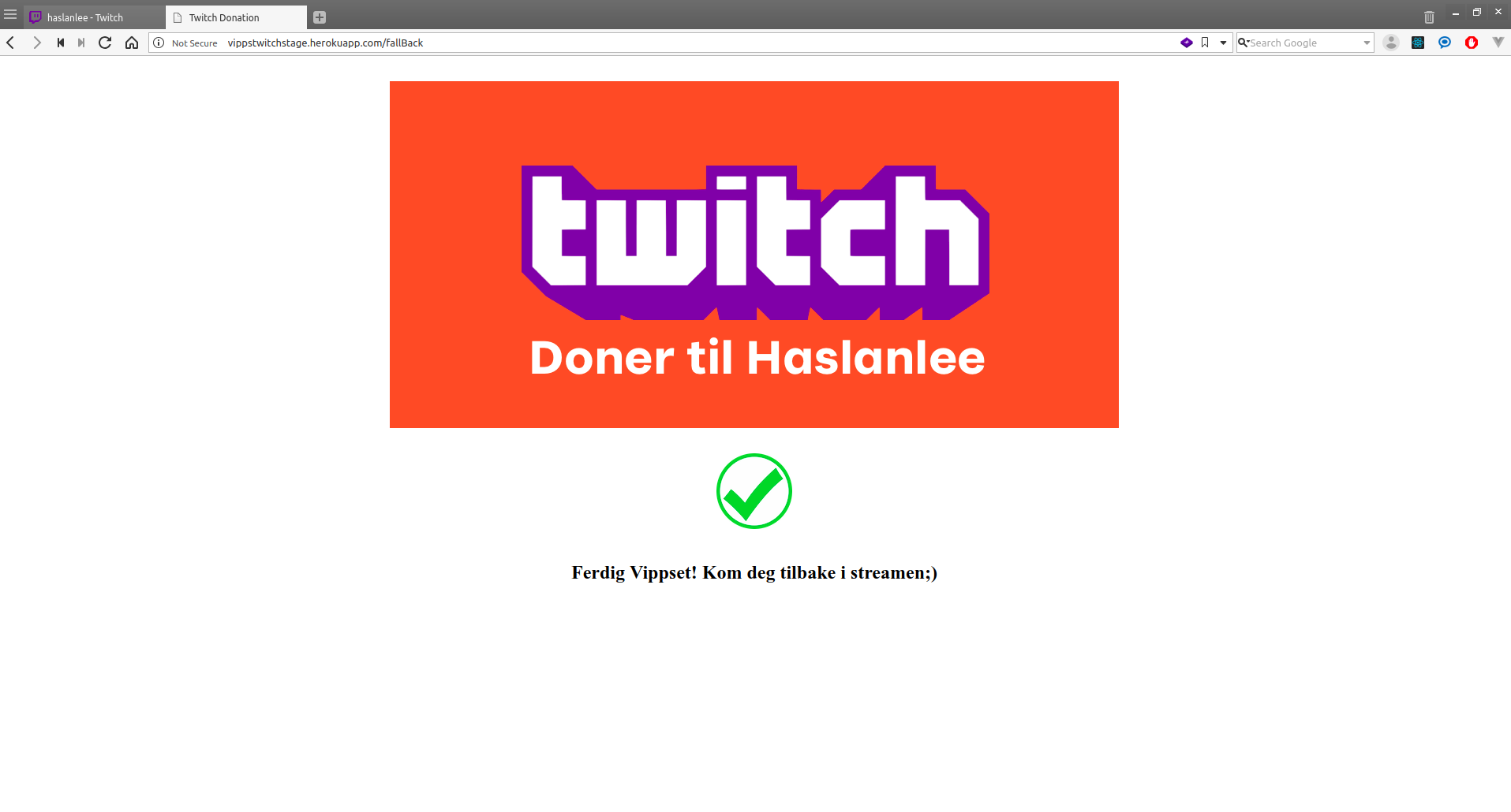 Twitch screenshot