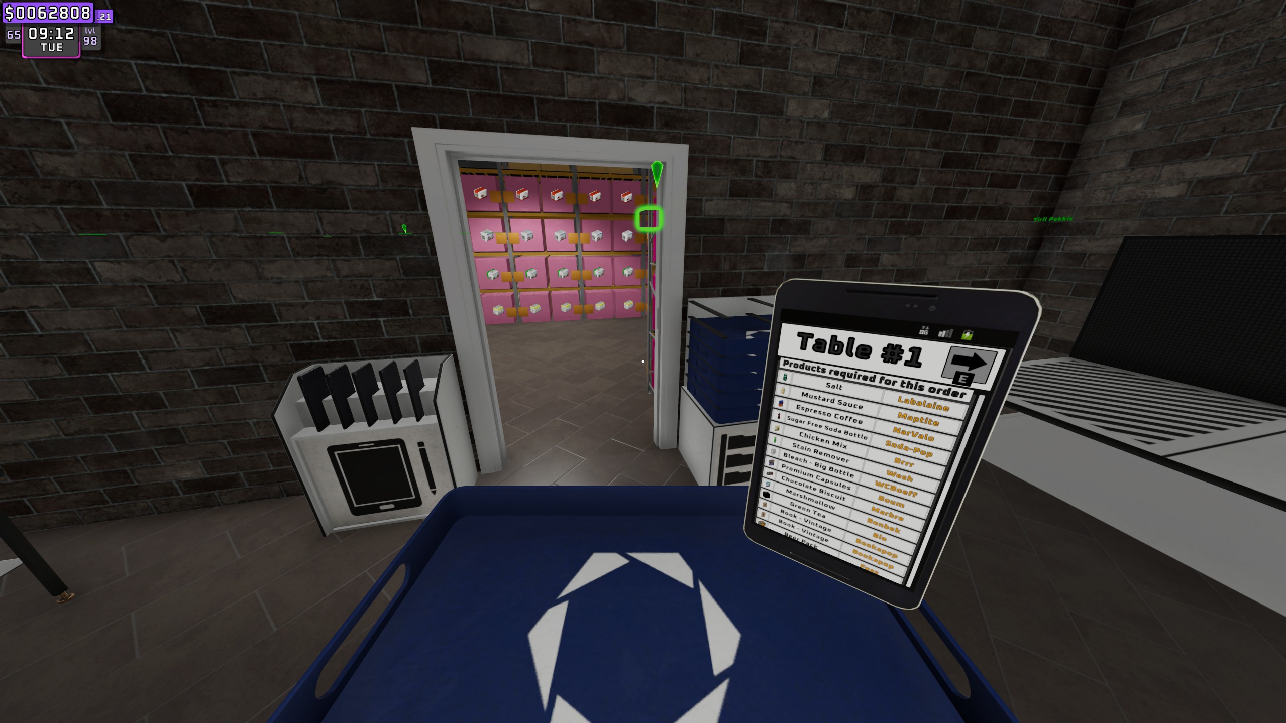 OrderTarget mode seen from across the room
