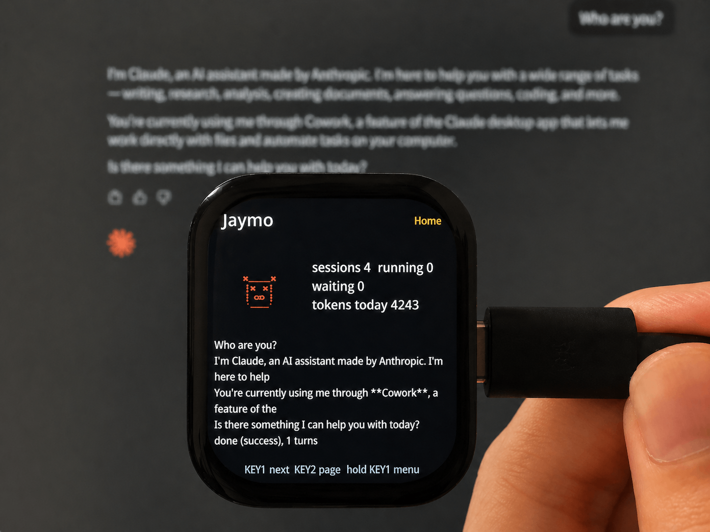 Claude Desktop Buddy for SiFli hardware