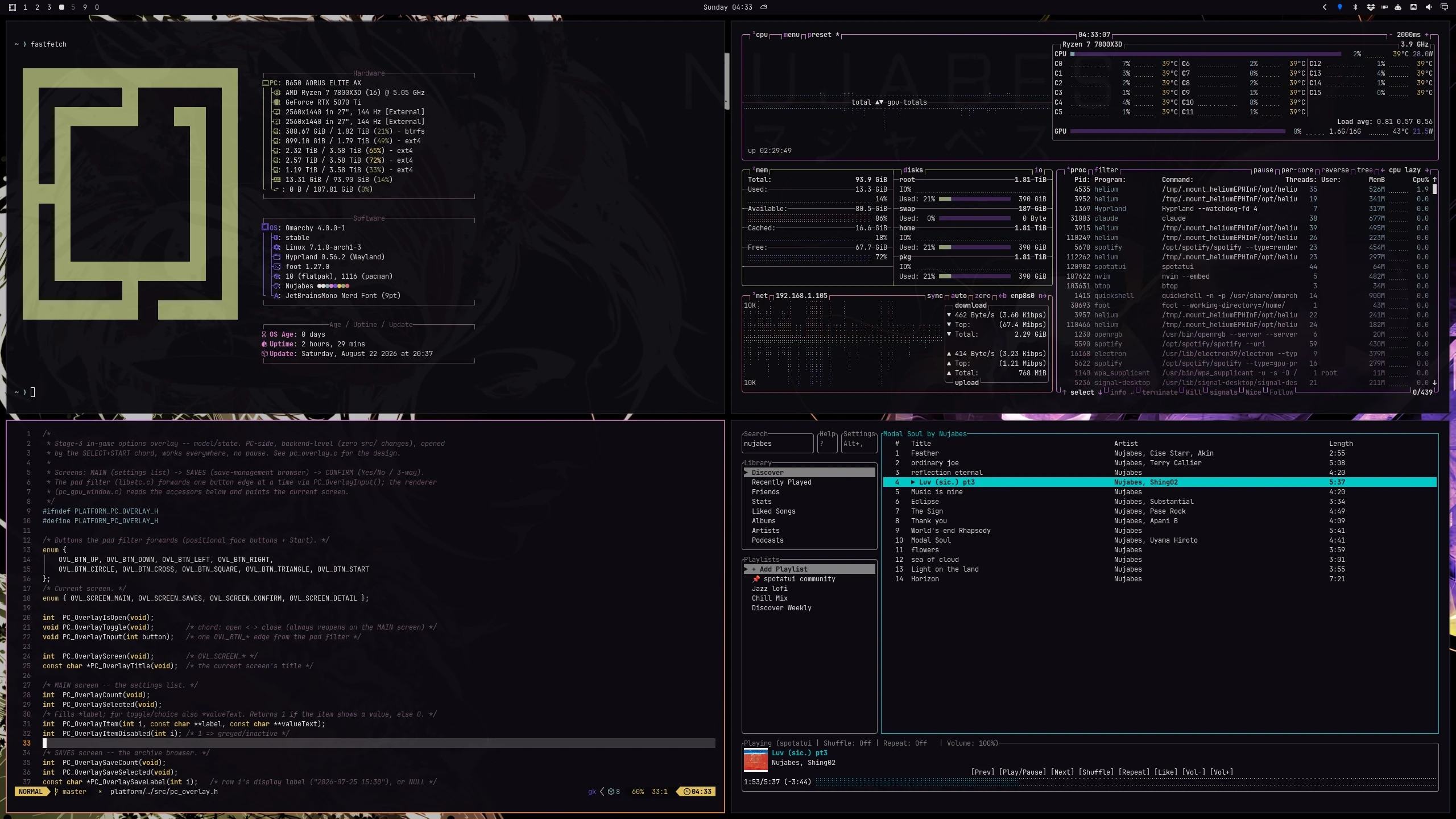 Omarchy setup
