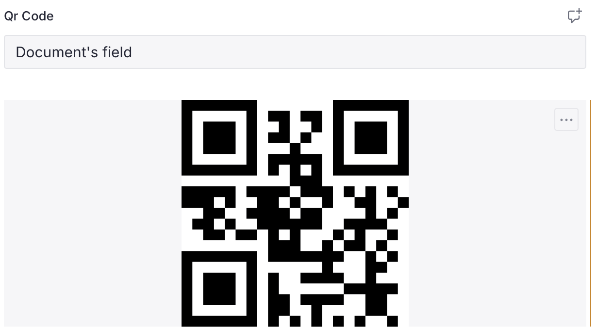 QR generator plugin in use