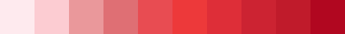 Red palette