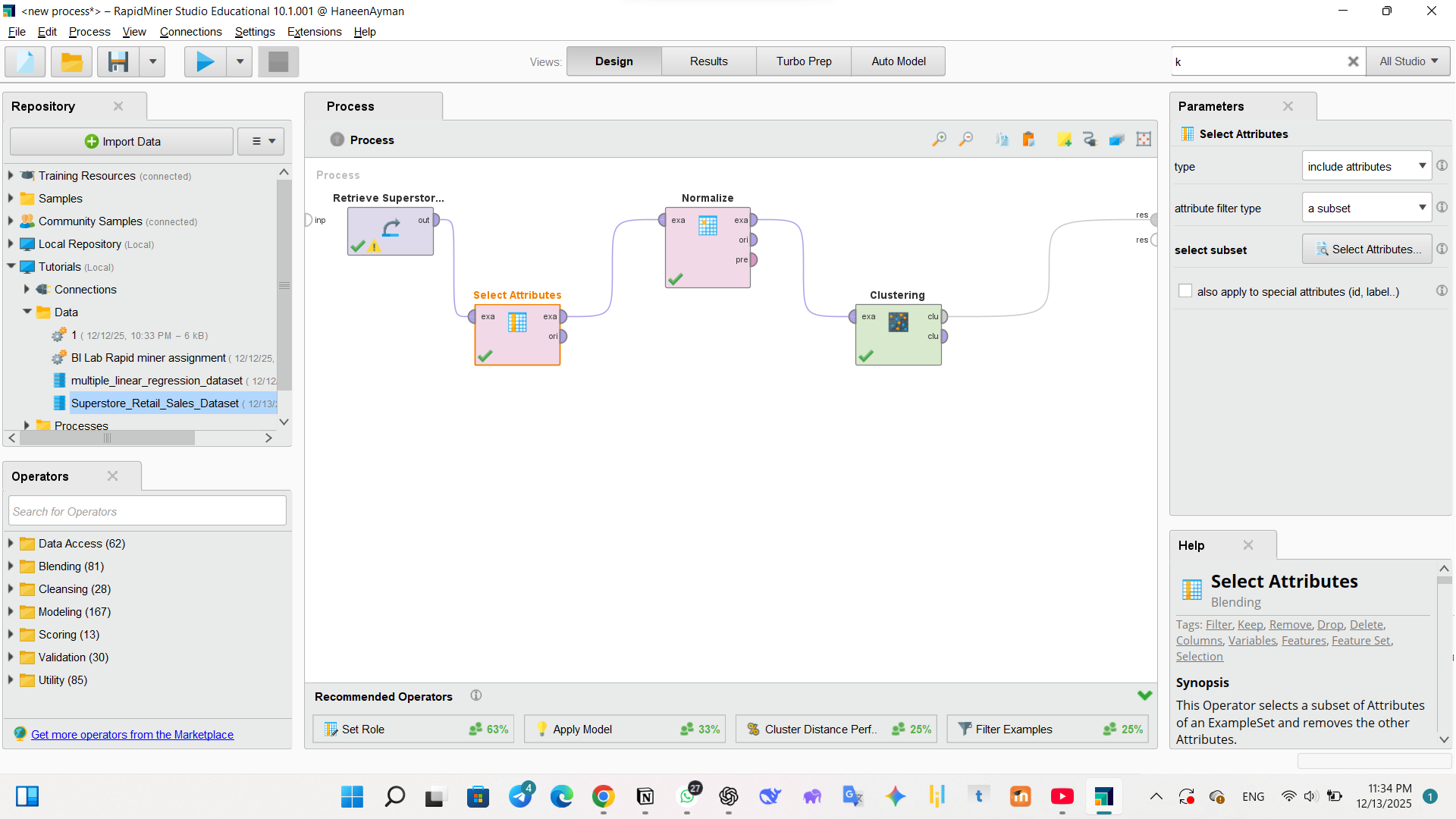 Clustering Model Design