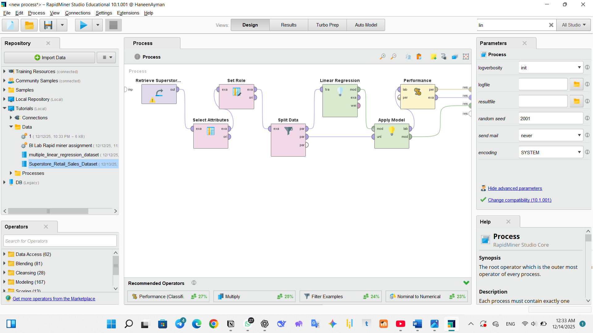 Regression Model Design