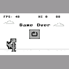 dino game over day