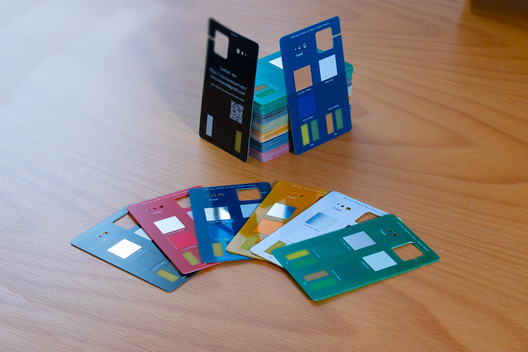 PCB Color Palette, from the project README