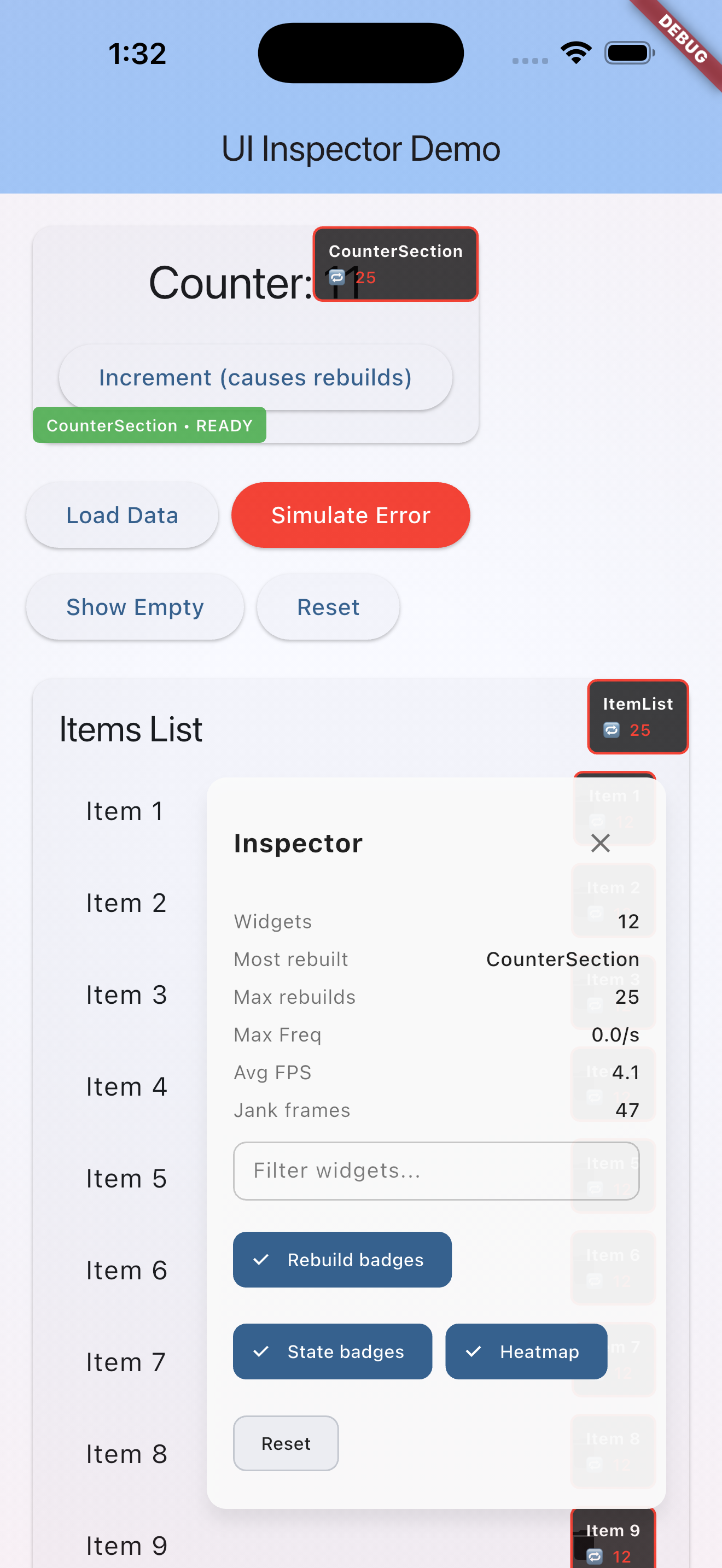 Inspector Demo