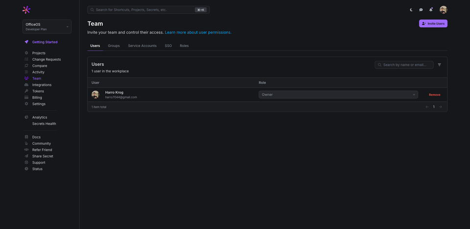 Doppler team settings, original
