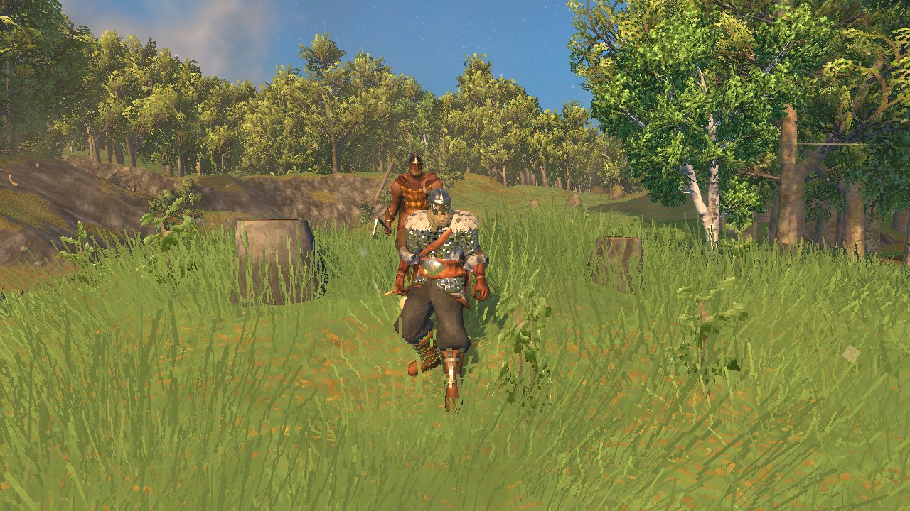 Your companion at your side out in the Meadows