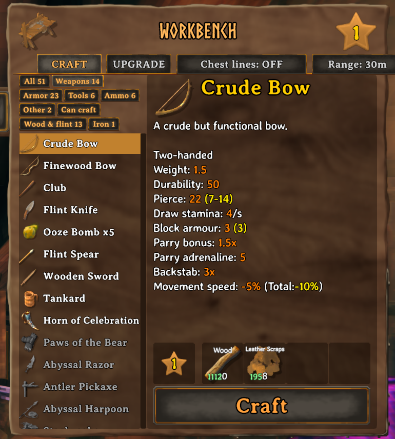 The station's menu