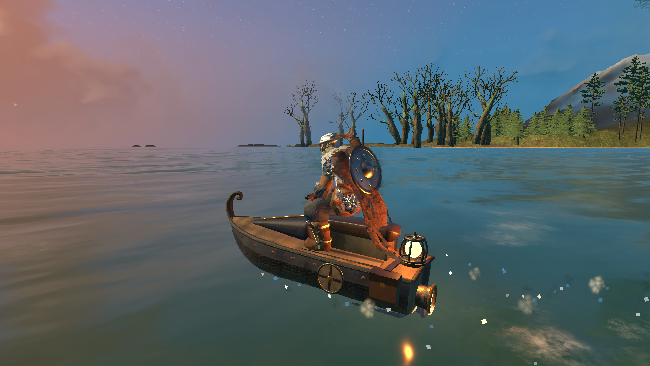 The jet ski from the side