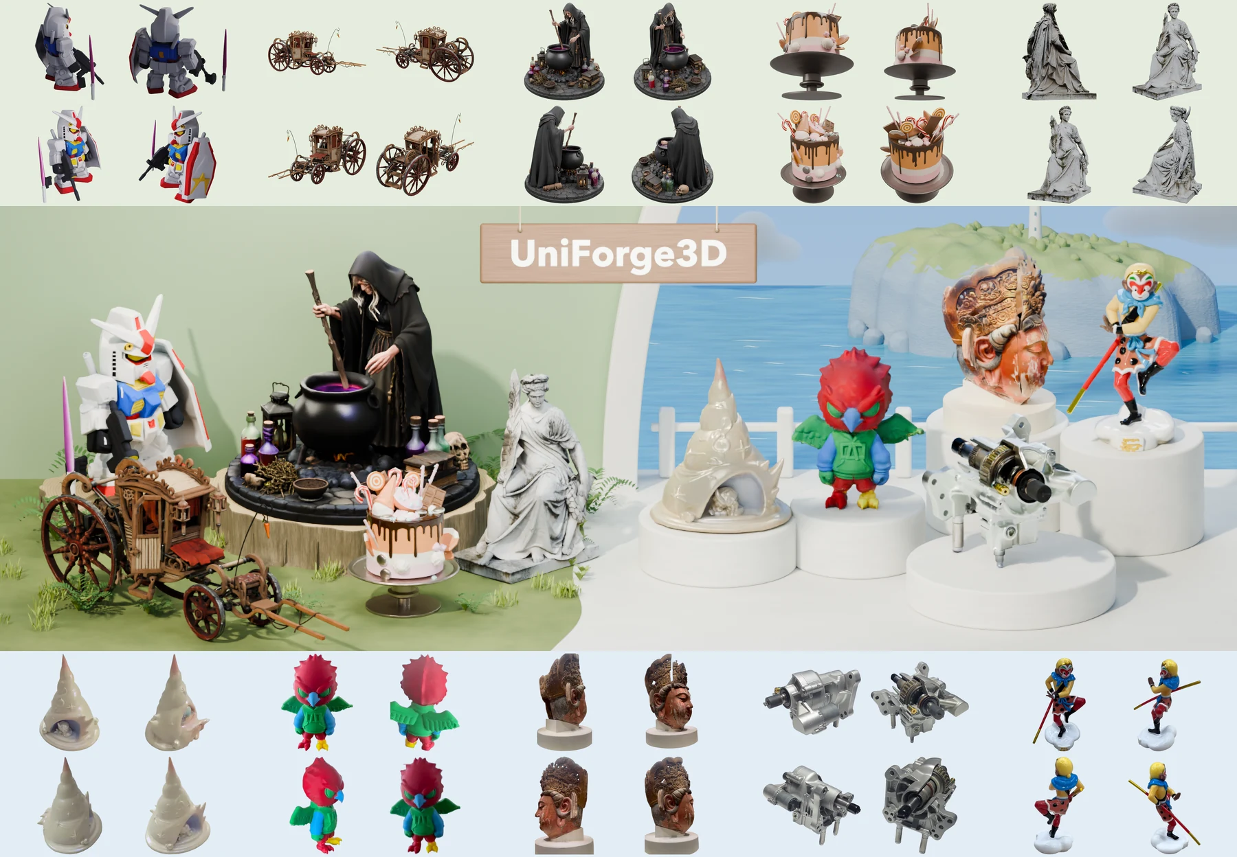 UniForge3D: Joint 3D Reconstruction and Generation in a Shared Anchor-Guided Space