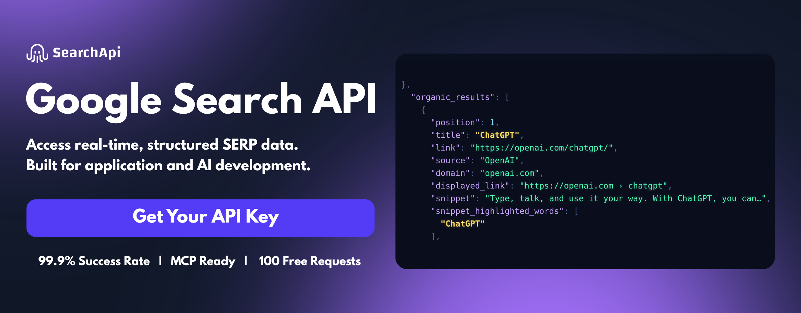 SearchApi Google Search API
