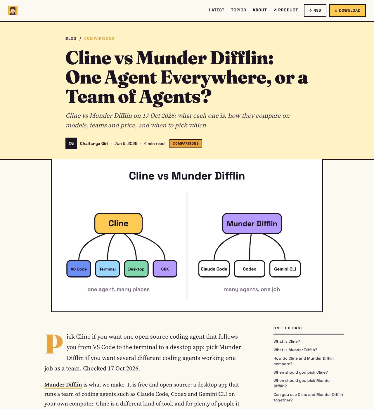 after cline-vs-munder-difflin