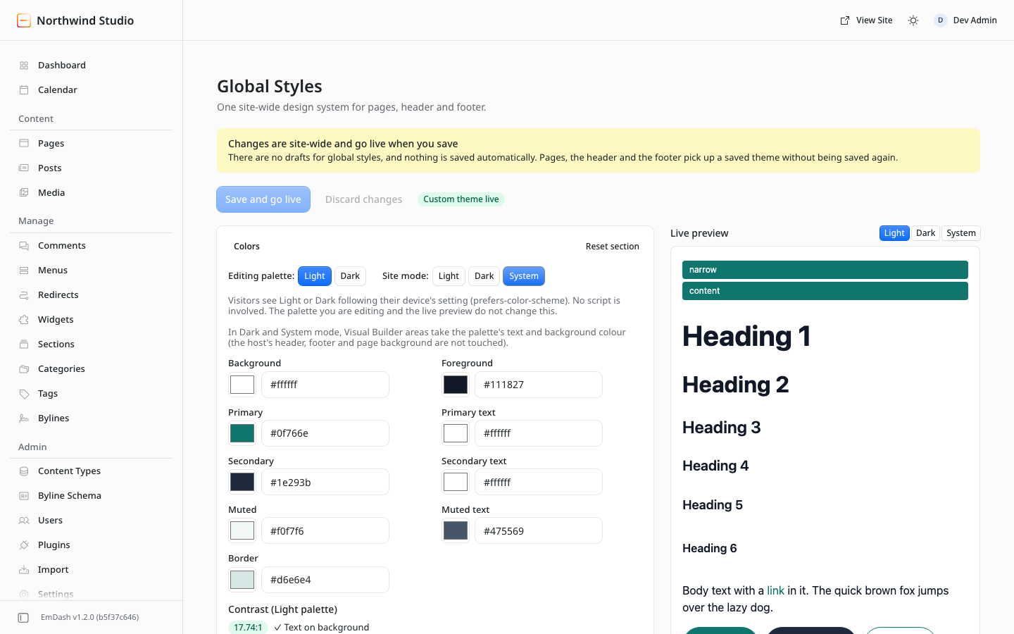 Global Styles