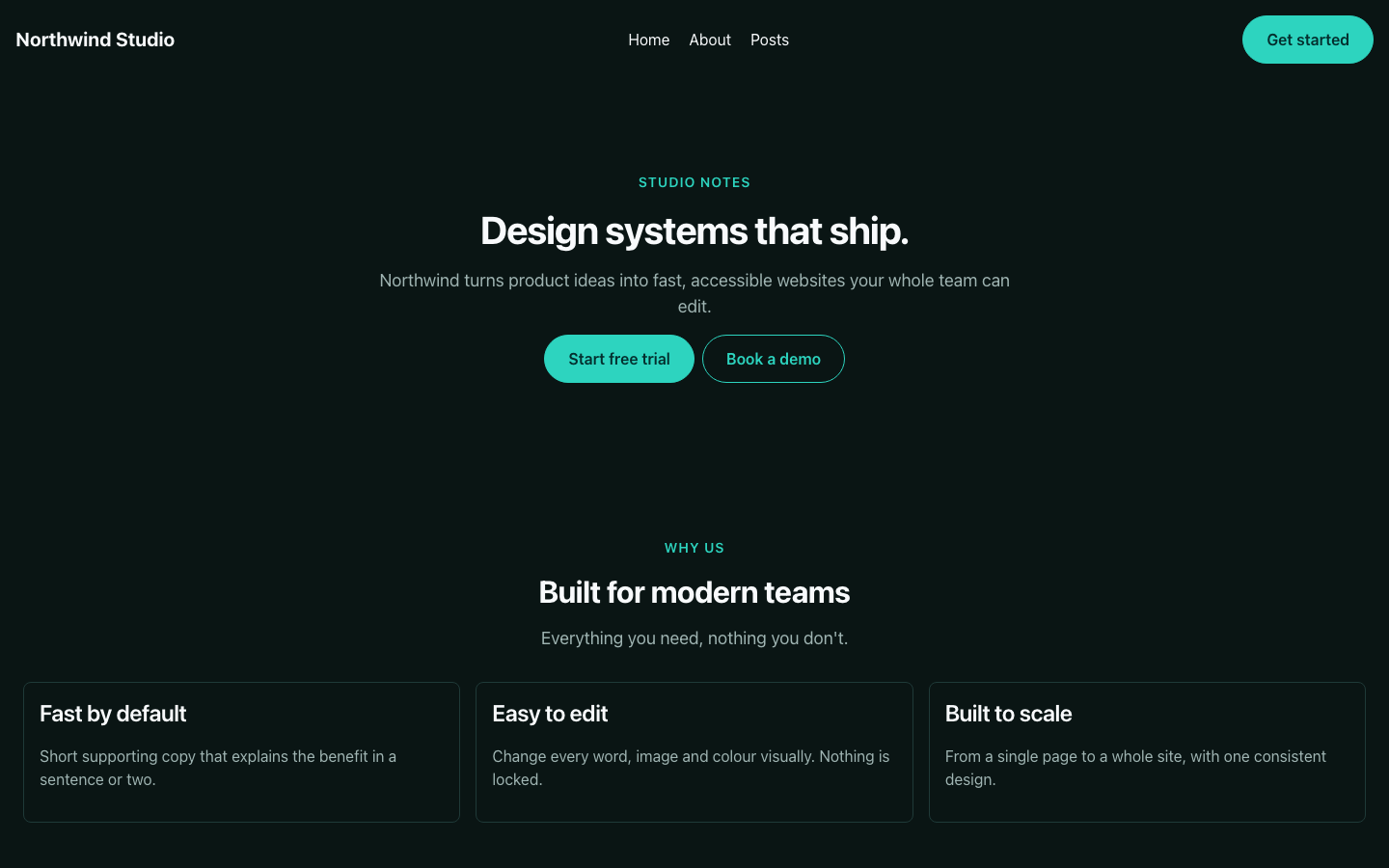 Dark mode