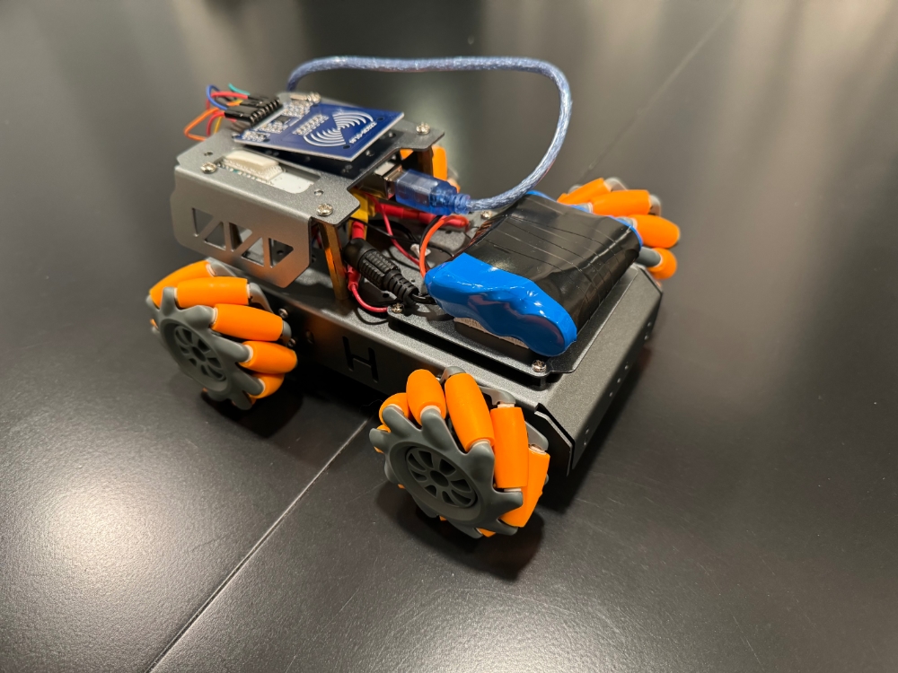 Front Wheel Drive Mecanum Robot