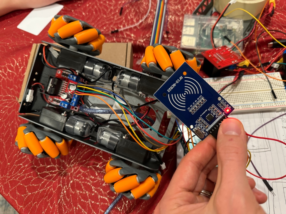 Front Wheel Drive Mecanum Robot Architecture