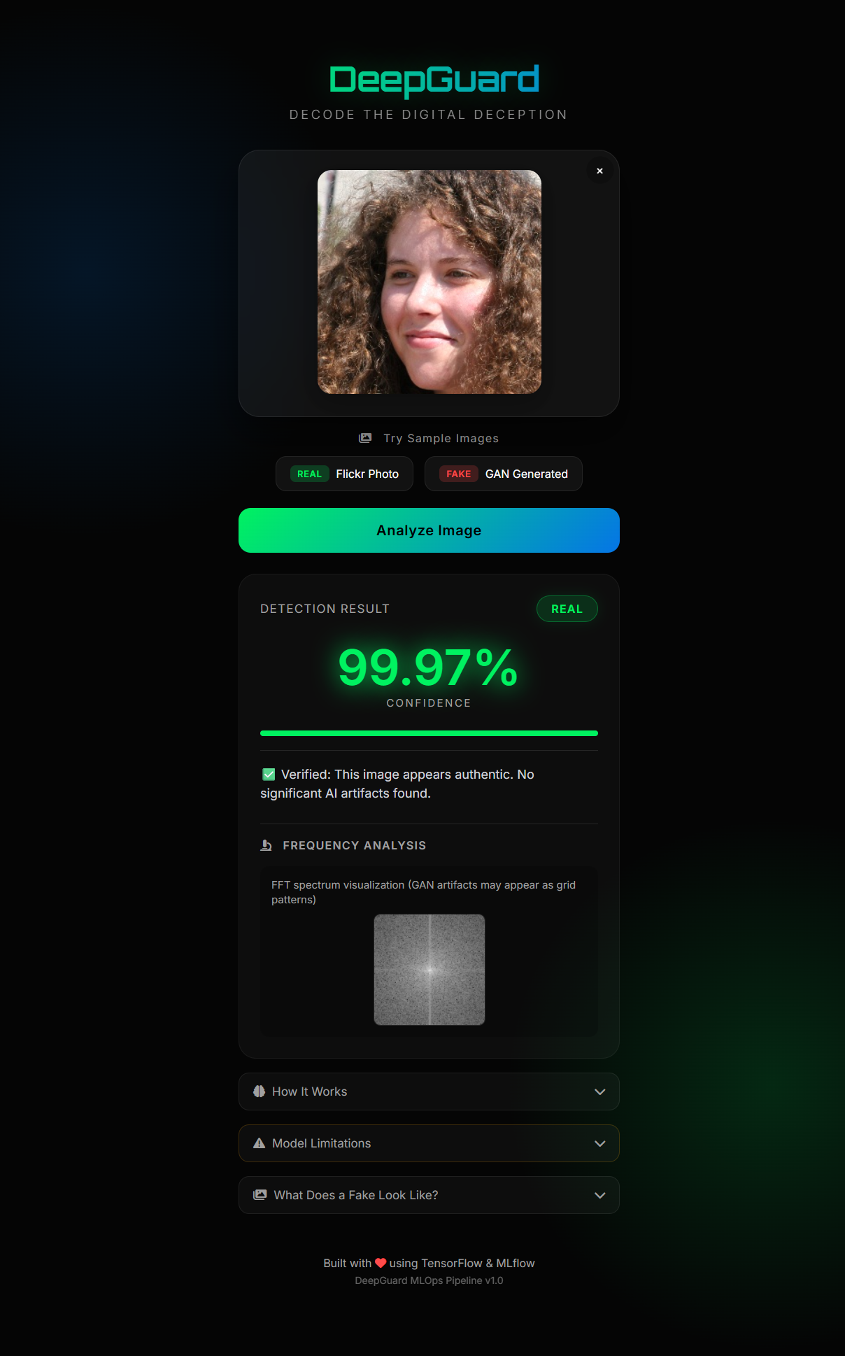 DeepGuard - Real Face Detection