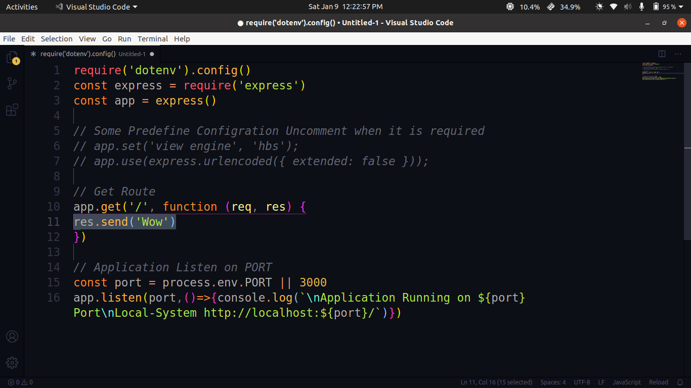 Nodejs With Expressjs Routing