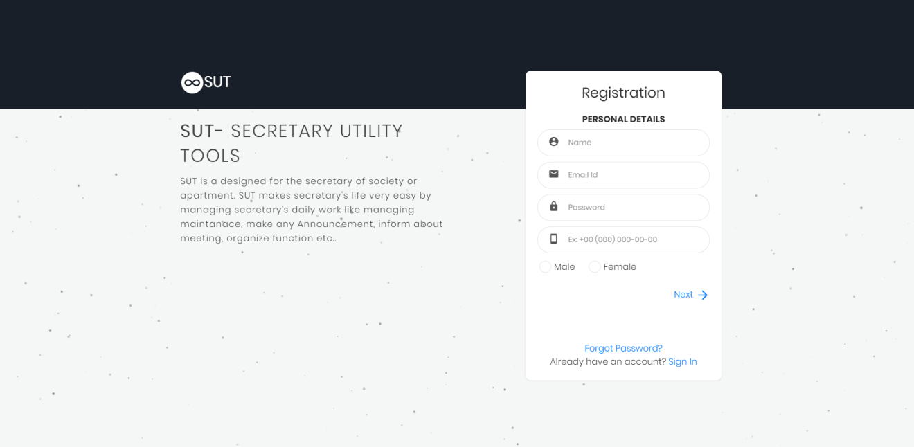 Secretary Registration