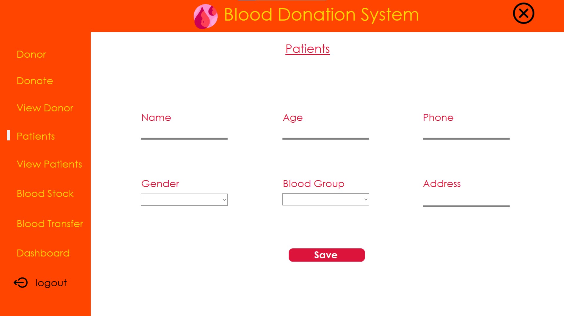 GitHub - HarshilKamani/Blood-Donation-System: This App is a Windows ...
