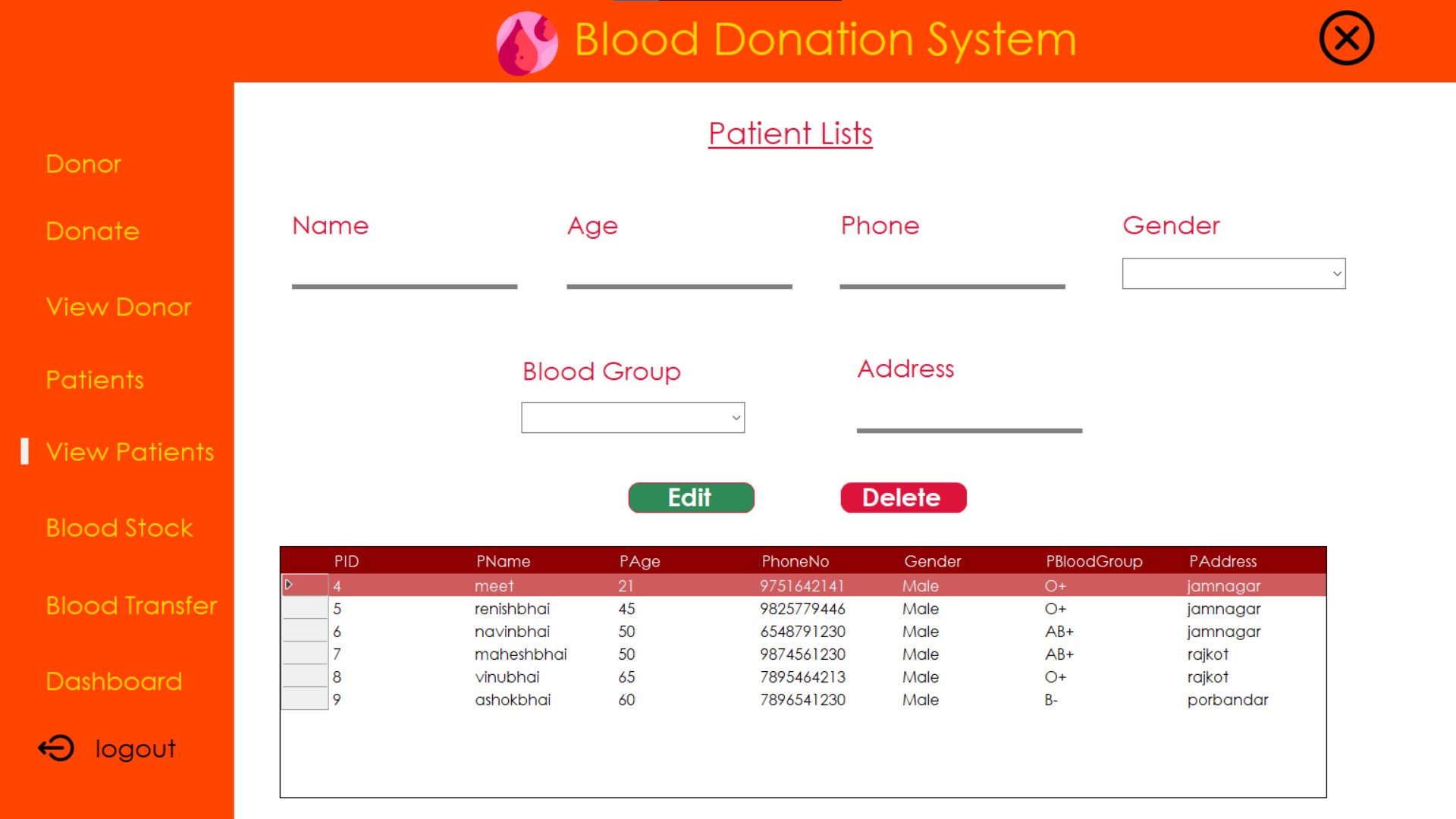 GitHub - HarshilKamani/Blood-Donation-System: This App is a Windows ...