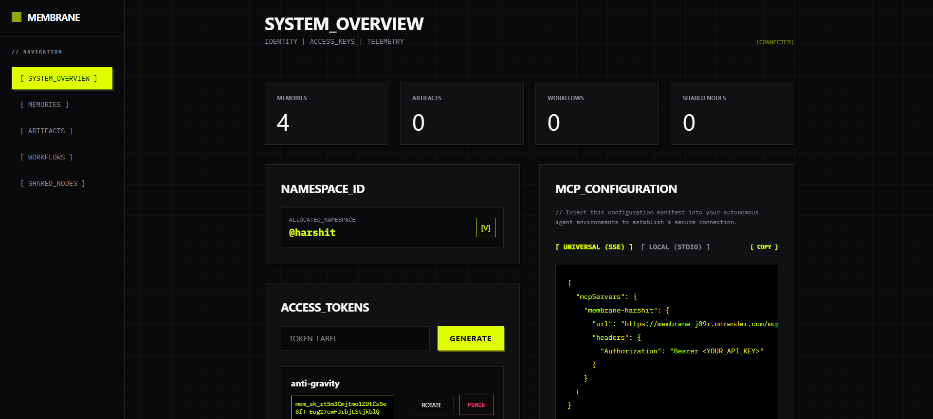 Dashboard