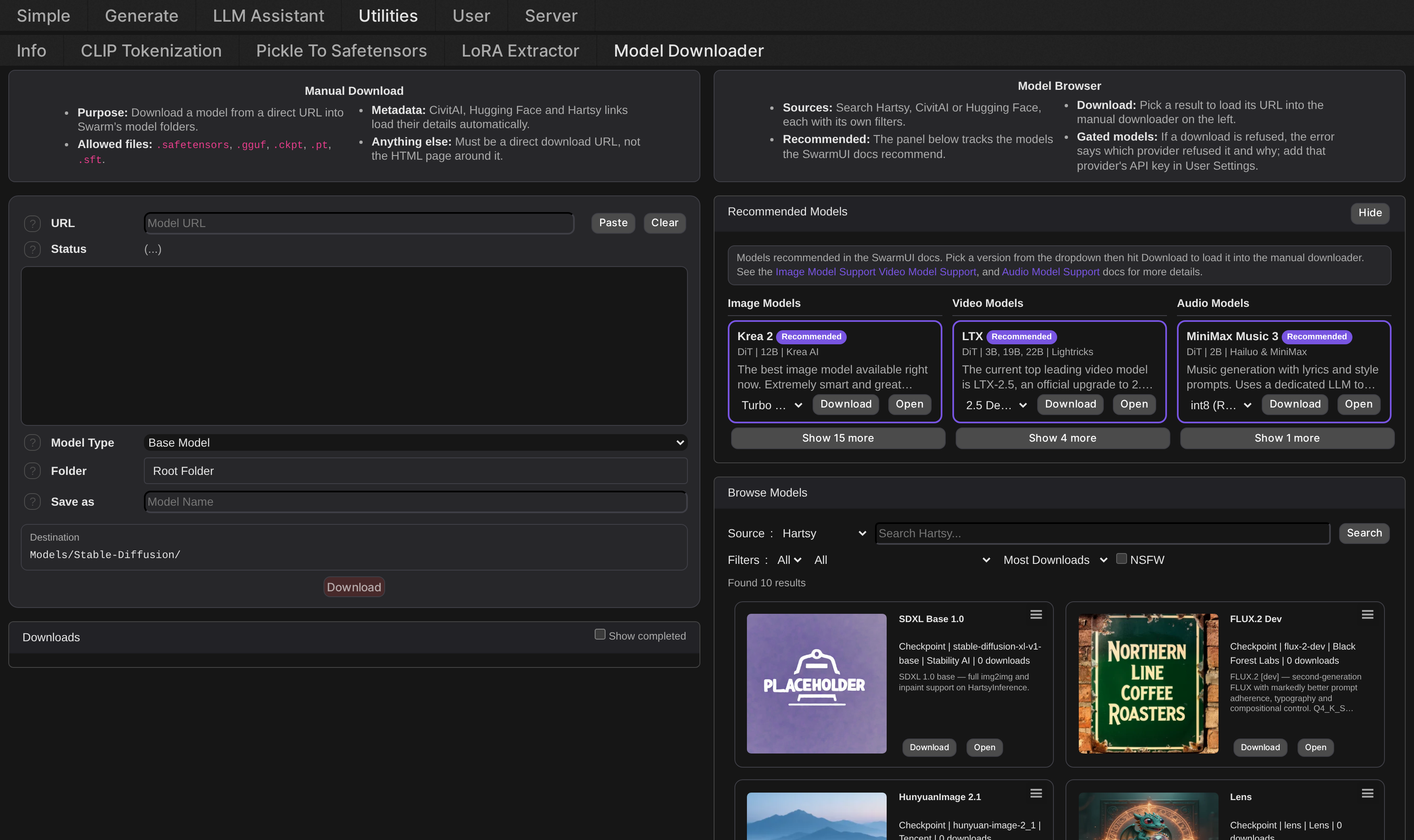 Enhanced Downloader overview