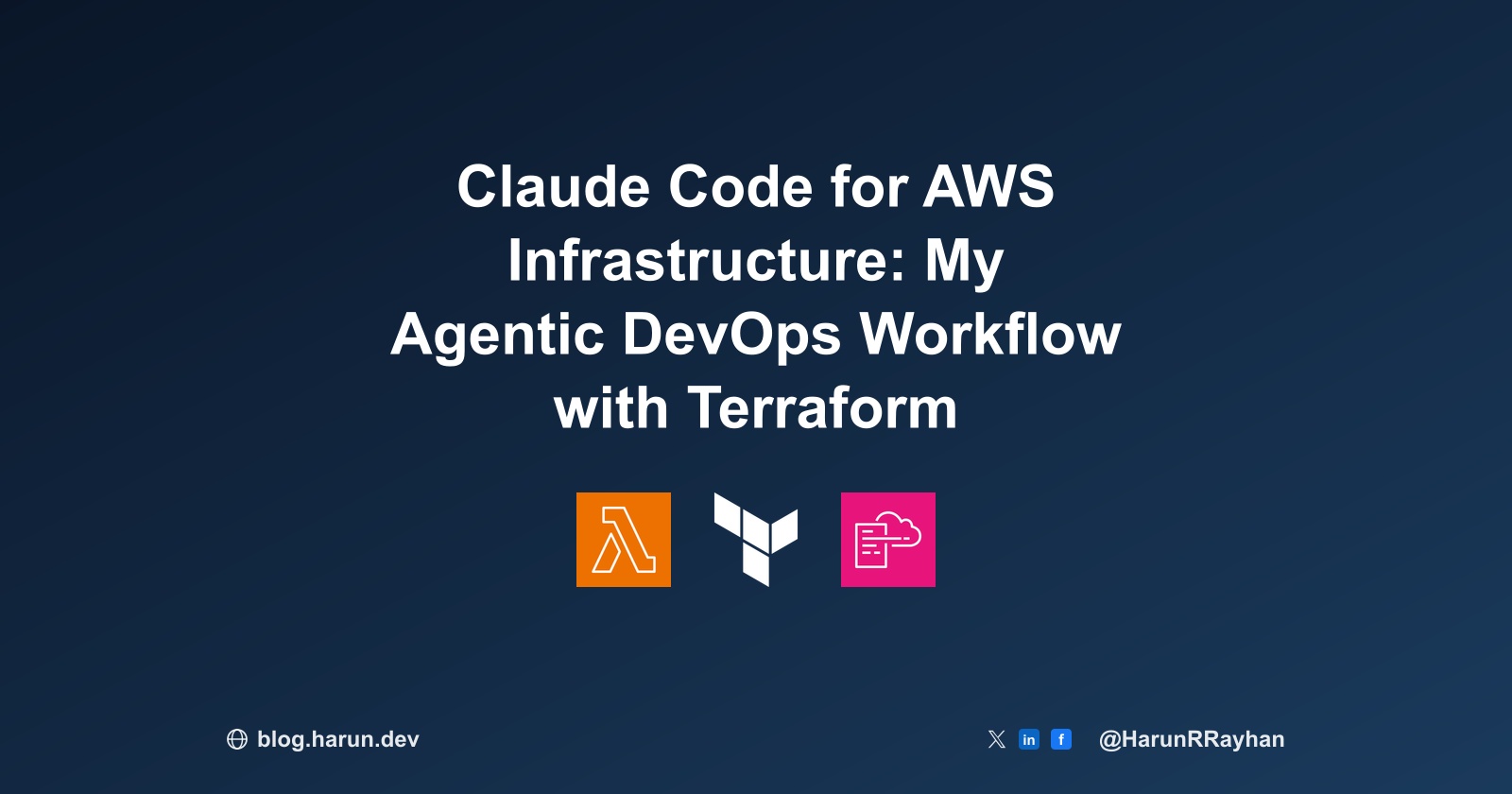 Claude Code + Terraform on AWS: My Agentic DevOps Workflow