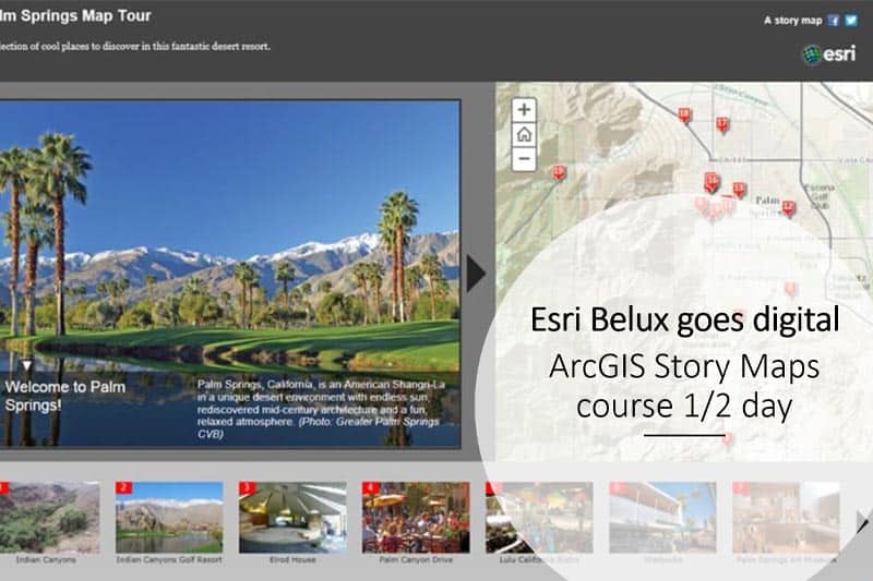 Screenshot of ArcGIS StoryMaps