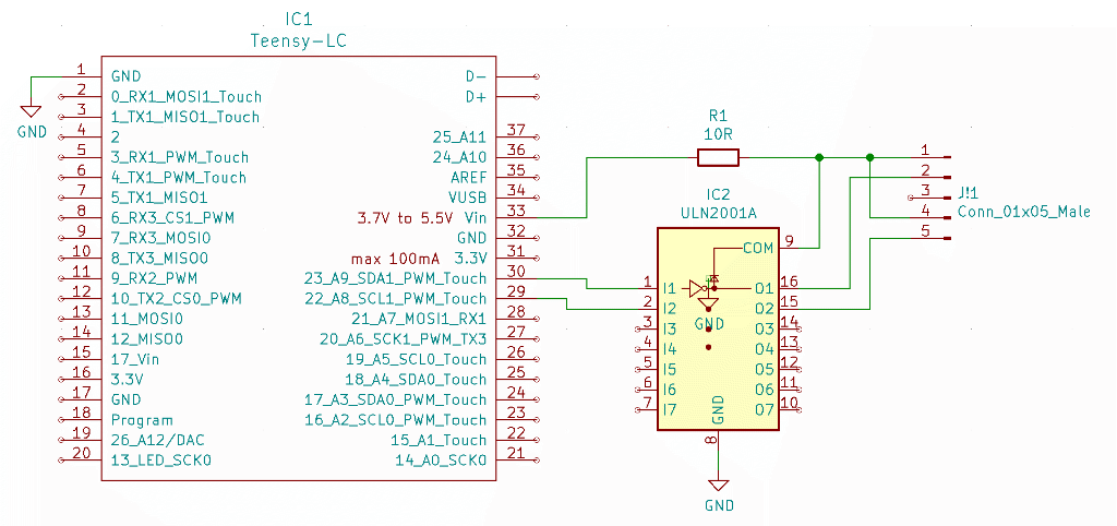 buzzer electronic schema