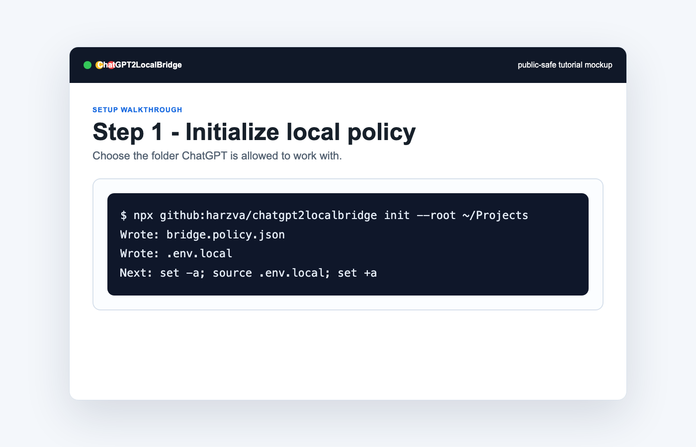 Initialize