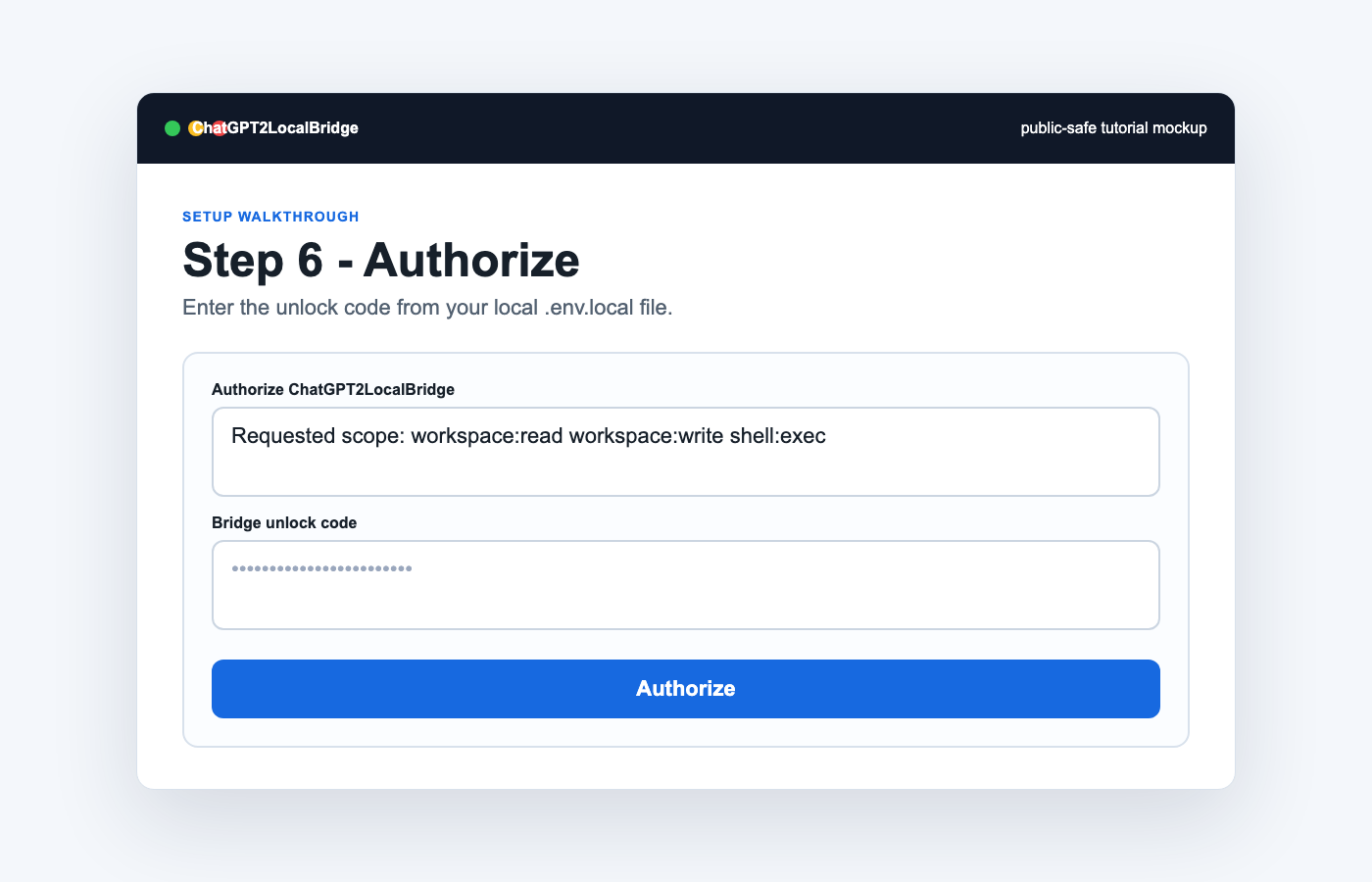 Authorize