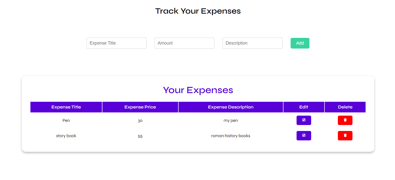 GitHub - Haseeb1717/Expense-Tracker: The Expense Tracker is a web ...