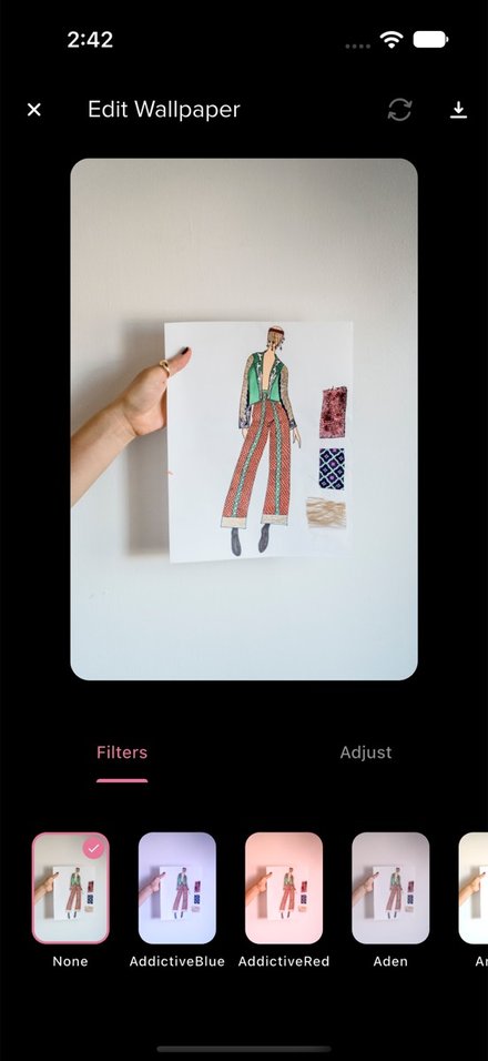 Filter editor