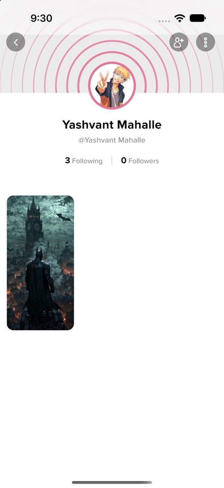 Creator profile in the Frost White theme