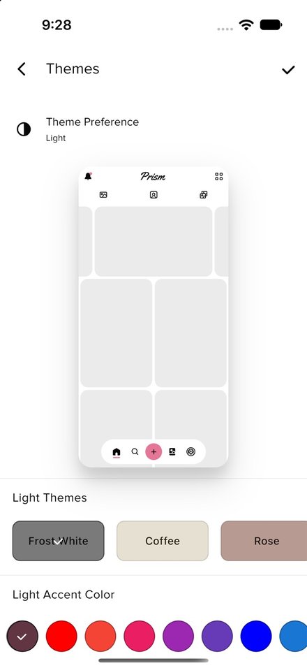 Themes in the Frost White theme