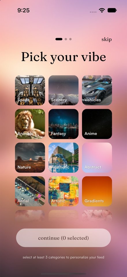 Pick the wallpaper styles you like