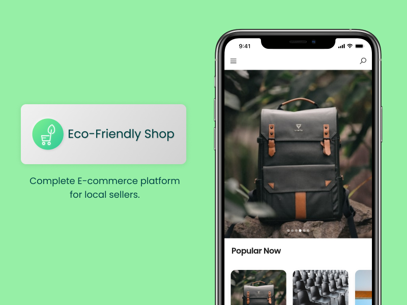 eco_commerce_app UI Mockup
